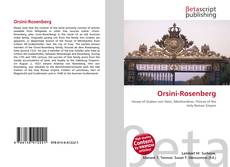 Buchcover von Orsini-Rosenberg