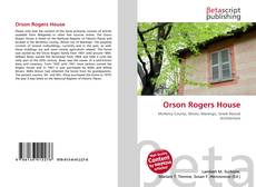 Buchcover von Orson Rogers House