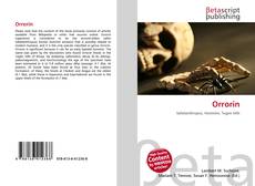 Buchcover von Orrorin