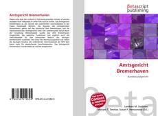 Capa do livro de Amtsgericht Bremerhaven 