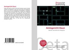 Capa do livro de Amtsgericht Daun 