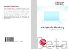 Buchcover von Amtsgericht Flensburg