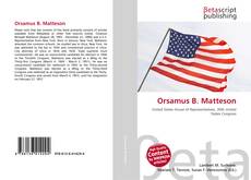 Capa do livro de Orsamus B. Matteson 