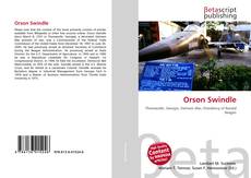 Orson Swindle的封面