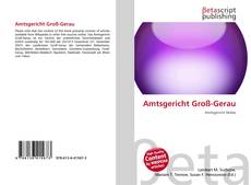 Copertina di Amtsgericht Groß-Gerau
