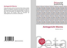 Buchcover von Amtsgericht Worms