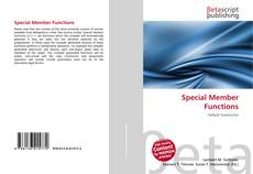 Capa do livro de Special Member Functions 