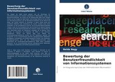 Buchcover von Bewertung der Benutzerfreundlichkeit von Informationssystemen