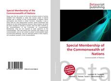 Capa do livro de Special Membership of the Commonwealth of Nations 