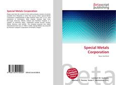 Capa do livro de Special Metals Corporation 