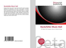 Capa do livro de Rockefeller Music Hall 