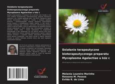 Capa do livro de Działanie terapeutyczne bioterapeutycznego preparatu Mycoplasma Agalactiae u kóz c 