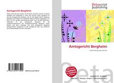 Couverture de Amtsgericht Bergheim