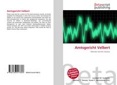 Buchcover von Amtsgericht Velbert