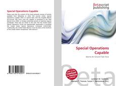 Copertina di Special Operations Capable