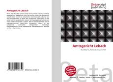 Copertina di Amtsgericht Lebach