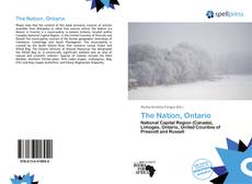 The Nation, Ontario kitap kapağı