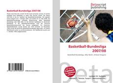 Buchcover von Basketball-Bundesliga 2007/08