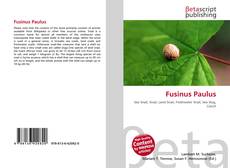 Capa do livro de Fusinus Paulus 