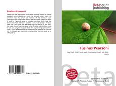 Capa do livro de Fusinus Pearsoni 