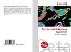 Capa do livro de Amtsgericht Rotenburg (Wümme) 