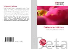 Capa do livro de Orthoceras Strictum 