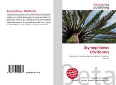 Capa do livro de Drymophloeus Oliviformis 