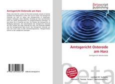 Couverture de Amtsgericht Osterode am Harz