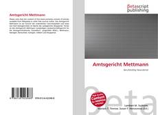 Couverture de Amtsgericht Mettmann