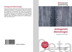 Couverture de Amtsgericht Memmingen