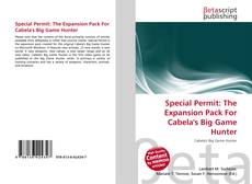 Buchcover von Special Permit: The Expansion Pack For Cabela's Big Game Hunter
