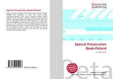 Buchcover von Special Prosecution Book-Poland