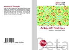 Buchcover von Amtsgericht Riedlingen