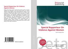 Buchcover von Special Rapporteur On Violence Against Women