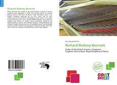 Capa do livro de Richard Rodney Bennett 