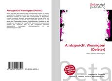 Copertina di Amtsgericht Wennigsen (Deister)