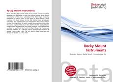 Copertina di Rocky Mount Instruments