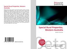 Copertina di Special Rural Properties, Western Australia
