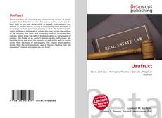 Copertina di Usufruct