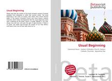 Copertina di Usual Beginning