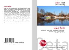 Copertina di Usuri River