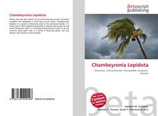 Buchcover von Chambeyronia Lepidota