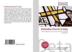 Copertina di Orthodox Church in Italy