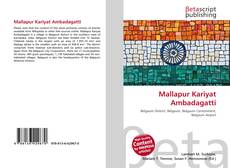 Copertina di Mallapur Kariyat Ambadagatti