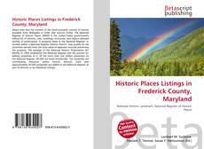 Couverture de Historic Places Listings in Frederick County, Maryland