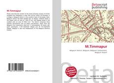 Copertina di M.Timmapur
