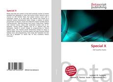 Copertina di Special X