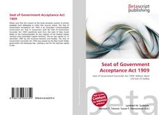 Couverture de Seat of Government Acceptance Act 1909
