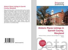 Couverture de Historic Places Listings in Garrett County, Maryland