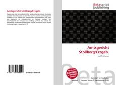 Buchcover von Amtsgericht Stollberg/Erzgeb.
